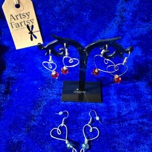 Handcrafted Heart Earring